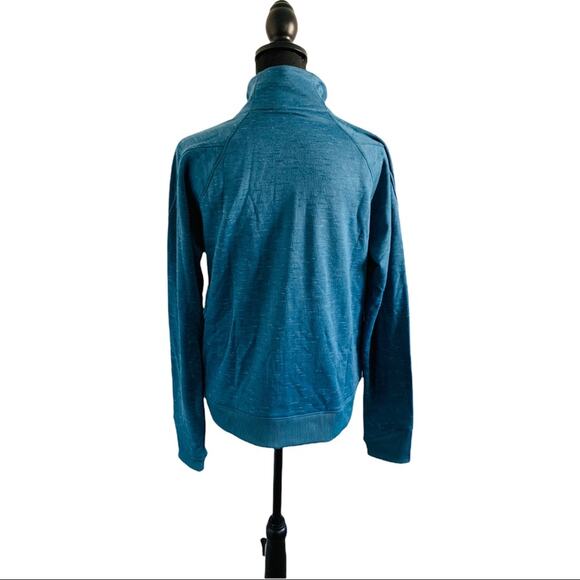 NWT Under Armour Women's LARGE Fleece Full Zip Static blue - Picture 4 of 8
